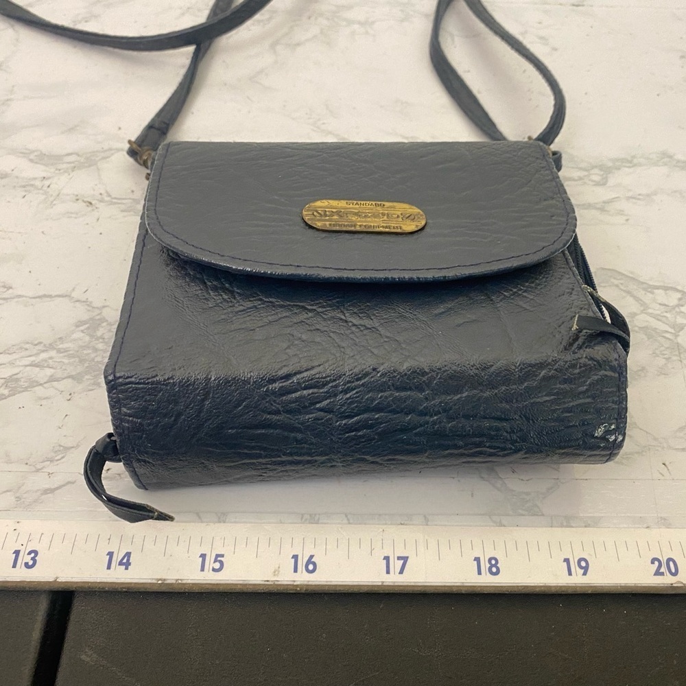 Womens Crossbody Purse Navy Blue Vegan Leather by Urban Equipment Hiking… - Picture 4 of 10